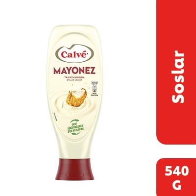 Calve Mayonez 540GR - Tam kıvamında efsane lezzet
